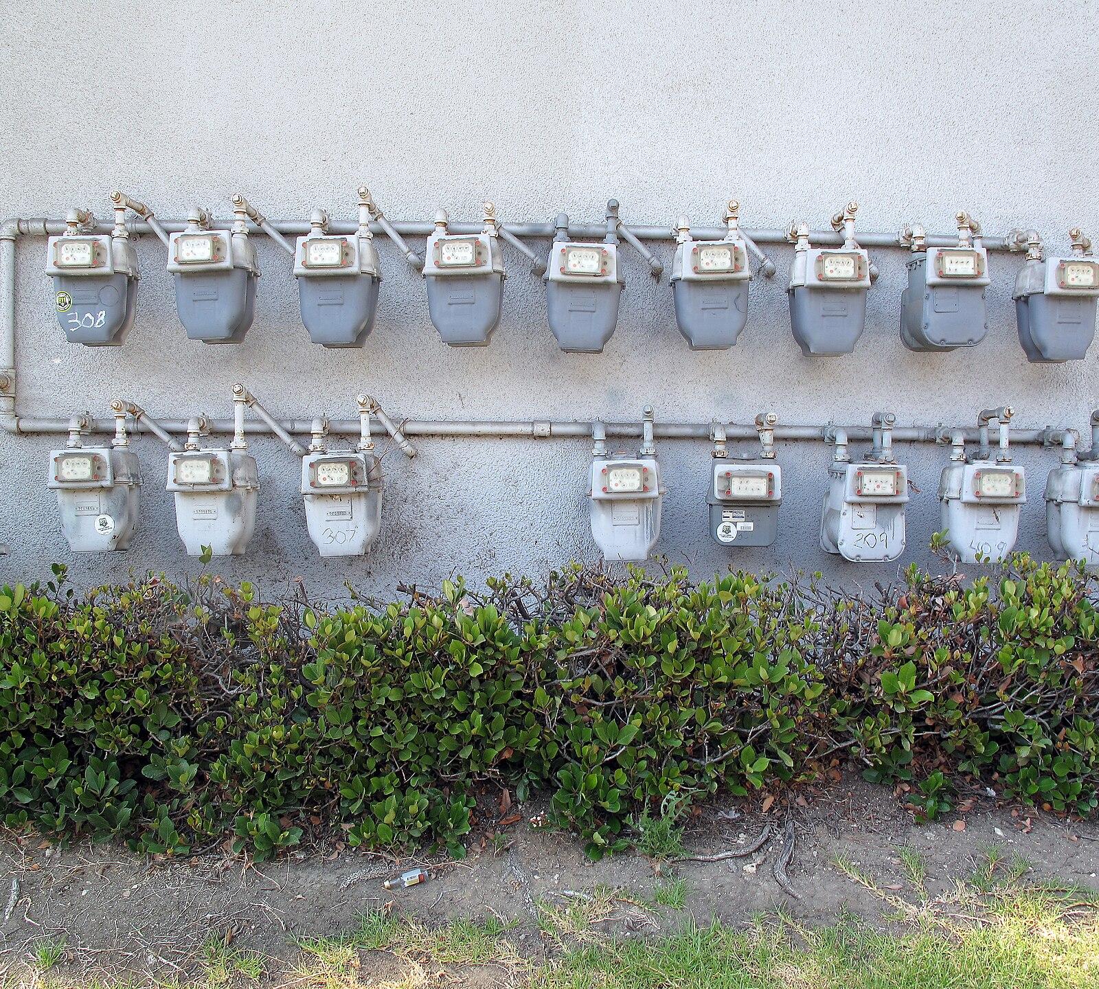 Individual gas meters