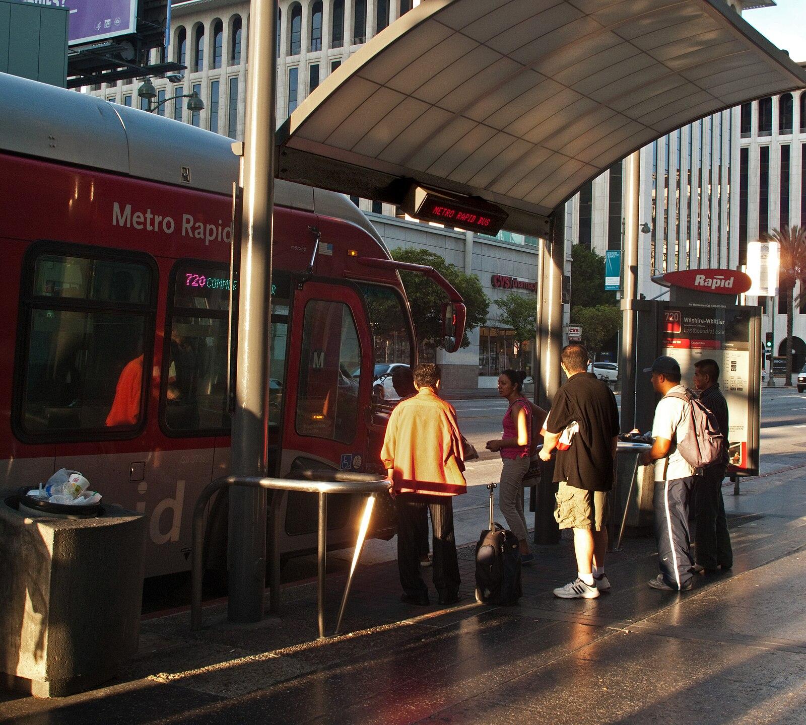 Wilshire Western 720 stop